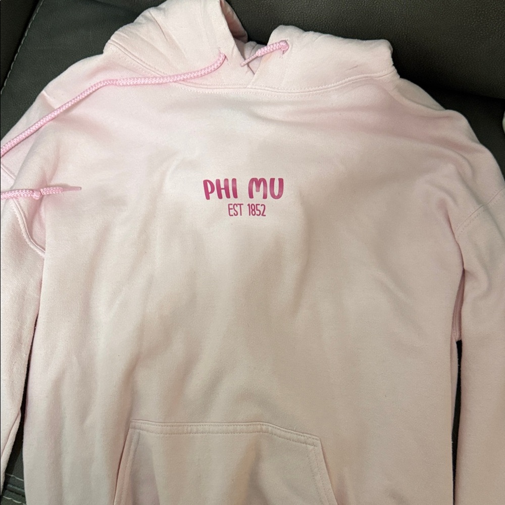 Pink Phi Mu Hoodie